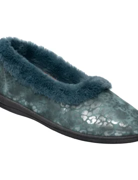 Kuschel-Ballerina „Birgit“ 36 gruen - wonderwalk Home - FashionsVida
