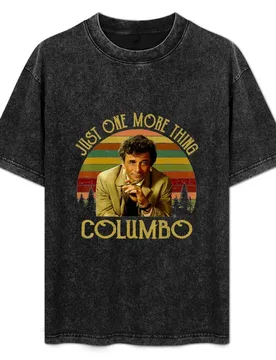 Just-One-More-Thing-Columbo T-Shirt Daily Work Short Sleeve Top - Aliexpress - FashionsVida
