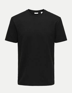 Basic T-Shirt Schwarz XXL