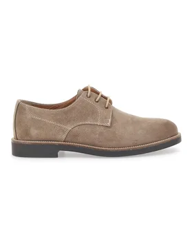 Scarpe Stringate Tortora In Pelle Scamosciata 8025 42 - Pittarello - FashionsVida