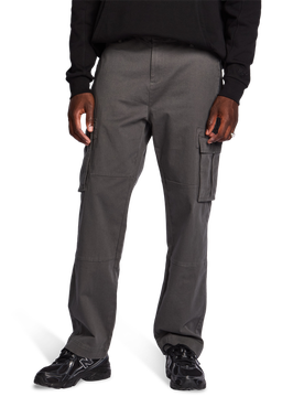 Pirlo Twill Cargo Uomo - Pantaloni Grigio - Taglia S - 30" - Twill di Cotone S - 30"