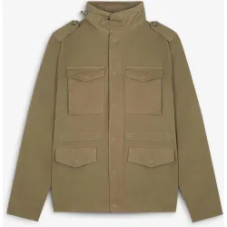 Chaqueta de hombre estilo militar multibolsillos