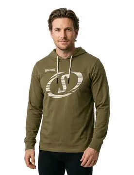 Sweat à Capuche Fast Khaki / Silver Grey L