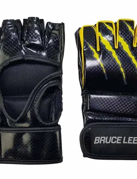 Gants De Grappling Bruce Lee Signature Black / Yellow L