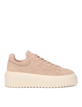 Sneakers H-Stripes In Pelle Scamosciata