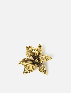 Misako Amina broche fleur Doré