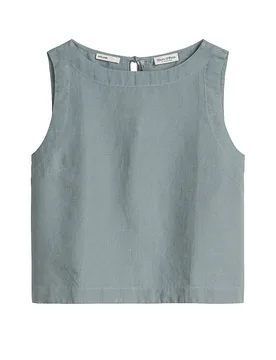 Blouse en lin menthe 42 - Marc O'Polo - FashionsVida