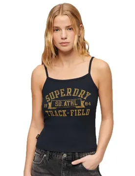 Maglietta Senza Maniche Athletic Coll Graphic Rib Eclipse Navy L-XL