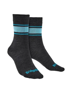 Womens Liner Base Layer Merino Boot Socks - - Size: M - Bridgedale - FashionsVida