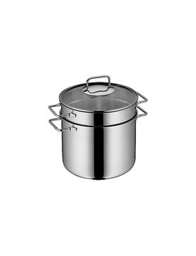 Olla para pasta con tapa de 24 cm plata