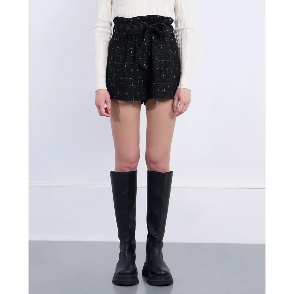 Short de mujer corto con estampado y lazada - Lili Sidonio - FashionsVida