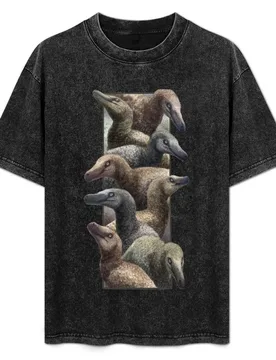 Velociraptor Column T-Shirt Classic Graphic Short Sleeve Top - Aliexpress - FashionsVida