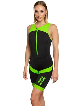 Swmrn Myx-tra Float Sleeveless Swimskin Black L Women - Madwave - FashionsVida
