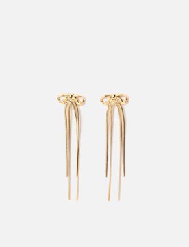 Bowie long ribbon earrings