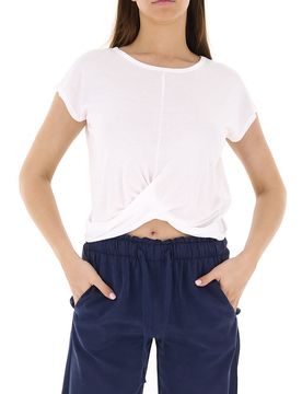 DEHA T-shirt in viscosa BIANCO S