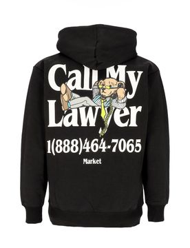 Felpa Cappuccio Uomo Better Call Bear Hoodie Black
