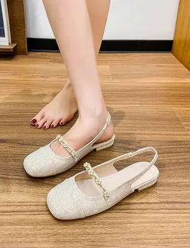 New Womens Shoes Exquisite Round Head Flat Sandals for Woman Elegant French Style Casual Shoes Designer Shoes Sandalias De Mujer - Aliexpress - FashionsVida
