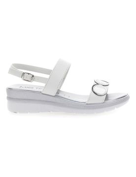 Sandali Bianchi e Argento con Platform 2482 40