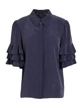 Camisa Mujer Azul marino 40 Mujer