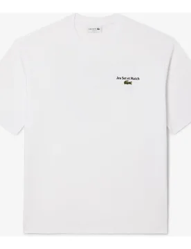 Camiseta de hombre de corte amplio de punto y manga corta - Lacoste - FashionsVida