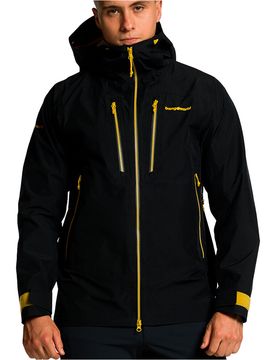 Tosos chaqueta impermeable hombre Negro (XXL)