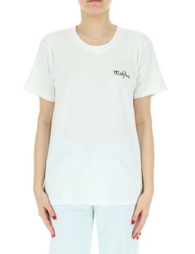T-shirt con ricamo BIANCO M