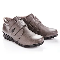 Pagen Klett-Bootie "Becky" grau