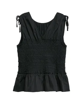 Comma Chemisier noir 40 - Comma - FashionsVida