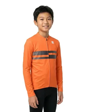 Maglia A Maniche Lunghe Gruppetto Thermal Red / Orange - Sportful - FashionsVida