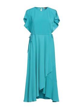 Vestido midi Mujer Azul turquesa 34 Mujer