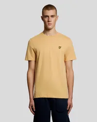 Men's Fine Cotton Slub T-Shirt in Orange