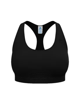 Reggiseno sportivo da donna Ascent Performance Wool a supporto medio nero M - Odlo - FashionsVida