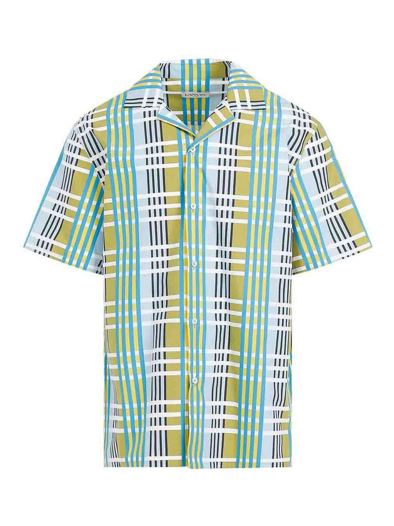 Lanvin Camicia da bowling stampata