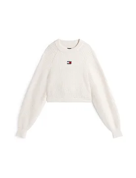 Tommy Jeans Pullover crema M - Tommy Jeans - FashionsVida