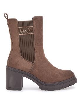 Stivaletti con Tacco Marrone 3130 36