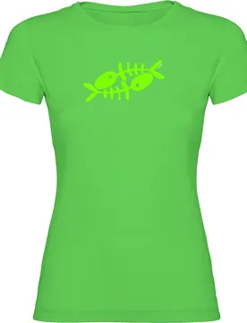 Fishbones Short Sleeve T-shirt Pistachio 2XL Women - Kruskis - FashionsVida
