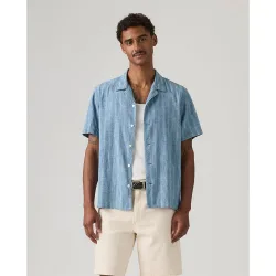 Camisa de manga corta 100% algodón de hombre