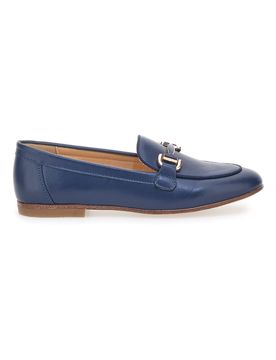 Mocassini Blu con Morsetto 50450 40