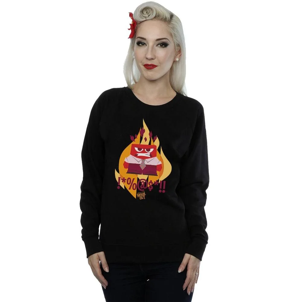 Inside Out Fired Up Sweatshirt - Black - Size: S - Disney - FashionsVida