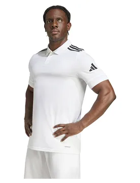 Polo à Manches Courtes Squadra 25 Cotton White / Black M - Adidas - FashionsVida