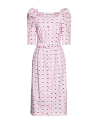 Midi-Kleid Damen Rosa 32 Damen