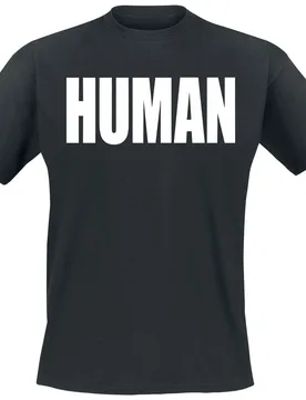 T-Shirt - Human - M - für Männer - Größe M - schwarz - Lizenziertes Merchandise! - Männer - male - Lenny Kravitz - FashionsVida