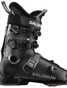 Chaussures De Ski Alpin Sense 70 W Gw Black / Black / Oil Green 25.0-25.5 - Salomon - FashionsVida