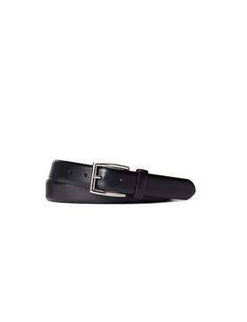 Cinturón de cuero negro 36