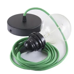Cables Lampe Suspendue Pendel Pour Abat-jour Rm06 50 Cm Green / Black One Size