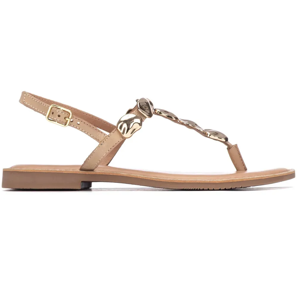 Carmela Sandali 163293 Beige EU 39 - Carmela - FashionsVida