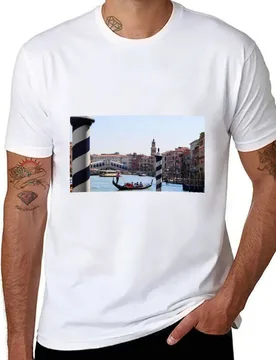 Rialto Bridge and Gondola T-Shirt man t shirts graphic t shirts designer T-Shirt - Aliexpress - FashionsVida