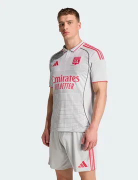 Olympique Lyonnais 25/26 Terza Maglia XS Light Solid Grey - Adidas - FashionsVida