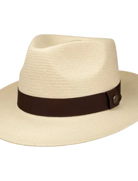 Abarilo Fedora Toyo Straw Hat by - nature - Female - Size: XL (60-61 cm) - Balmoral - FashionsVida