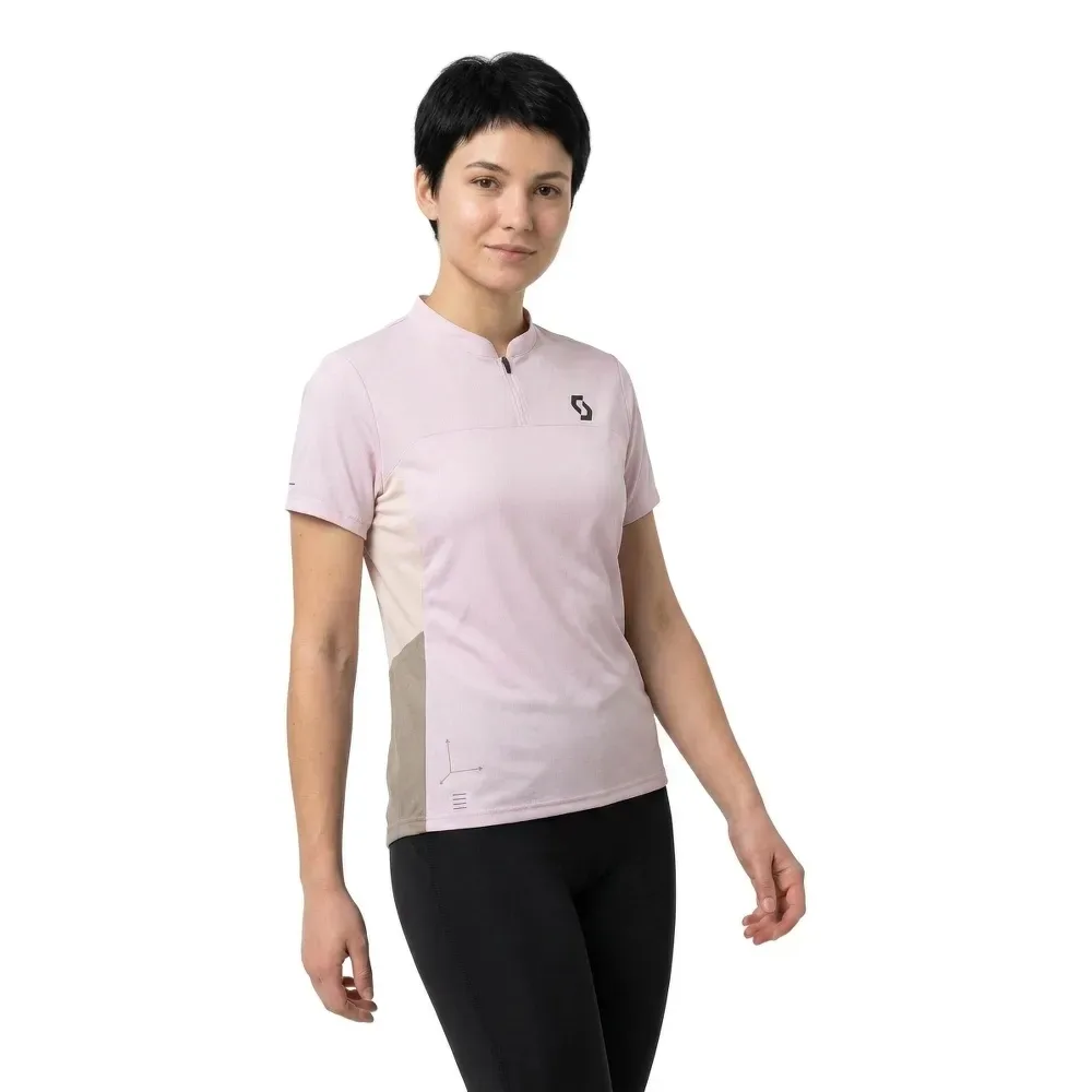 T-shirt à Manches Courtes Et Demi-zip Vertic - Scott - FashionsVida